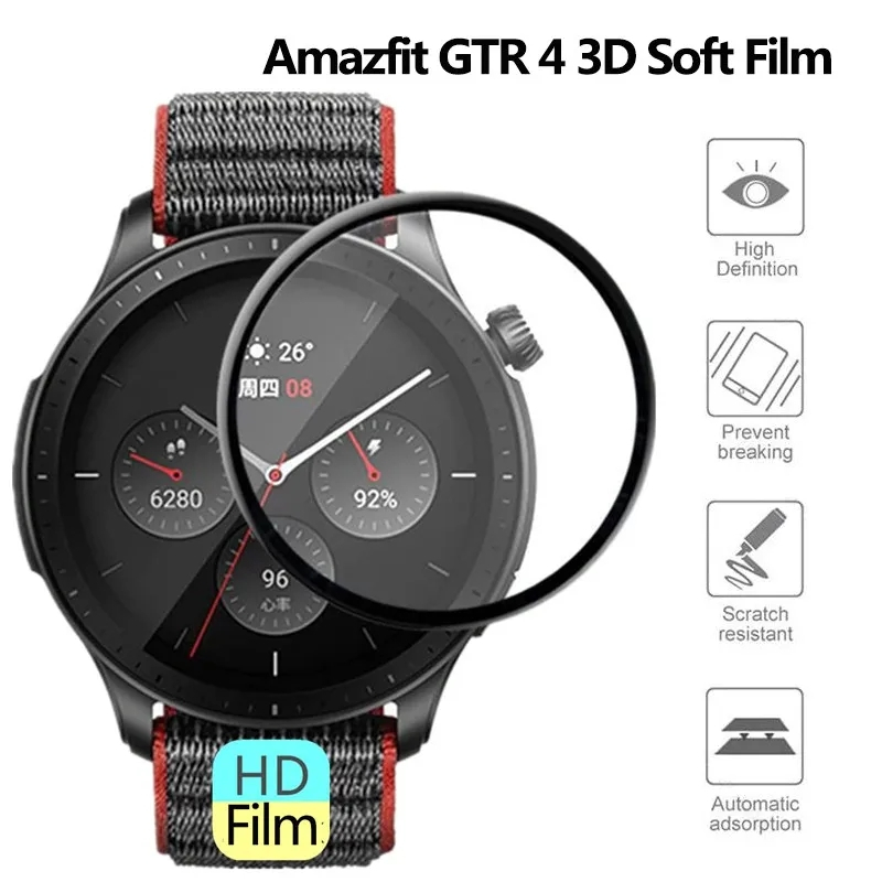 غشاء منحني عالي الدقة مضاد للخ - مراجعة Smartwatch Watches Amazfit وسعره