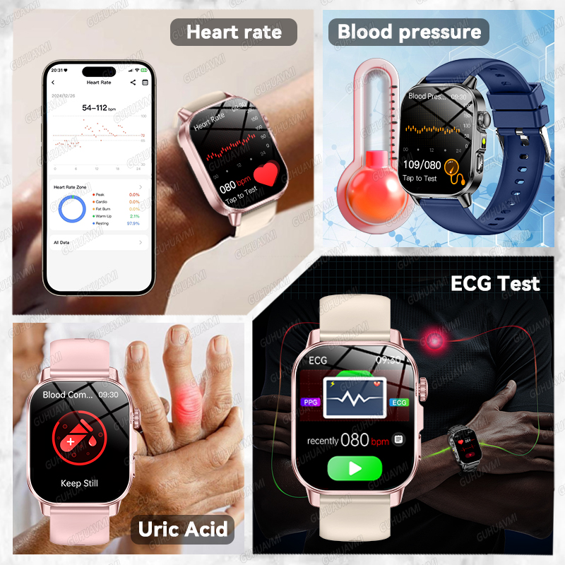 ساعة ذكية صحية جديدة 2026 مع ق - مراجعة Smartwatch Professional Watches For Men وسعره
