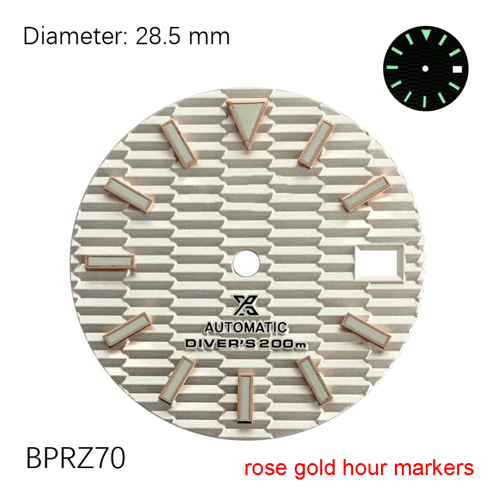 قرص ساعة بقطر 28.5 مم مع شعار  - مراجعة Luminous Dial Face وسعره