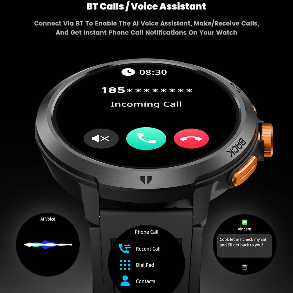 ساعة ذكية LEADOYS C33 مع ذاكرة - مراجعة Smartwatch Health Watches For Men وسعره