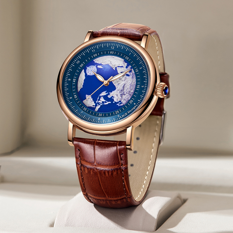 ساعة يد رجالية فاخرة من LIGE 2 - مراجعة Smartwatch Branded Watches For Men وسعره